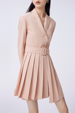Robe trompe-l’œil - Rose clair