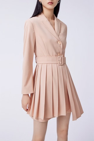 Robe trompe-l’œil - Rose clair