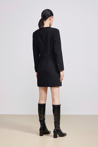 Vestido direito - Preto