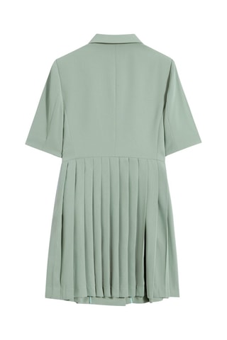 Robe courte slim - Vert