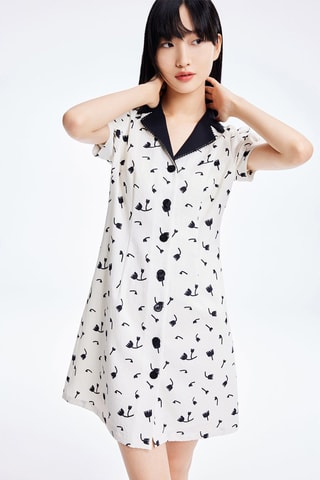 Vestido direito - Branco