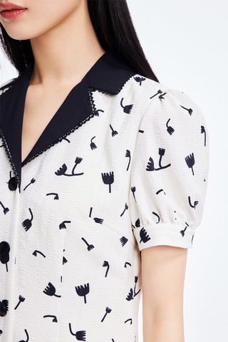 Vestido direito - Branco