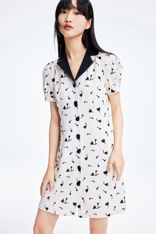 Vestido direito - Branco