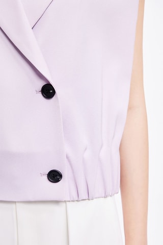 Veste de costume sans manches - Lavande