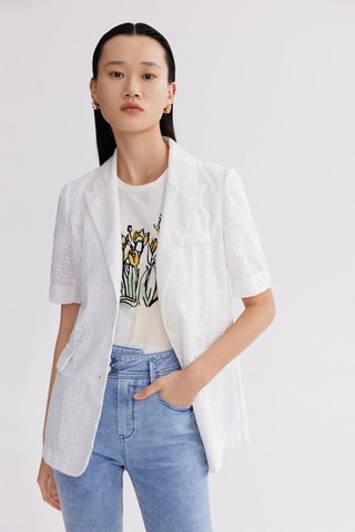 Veste de costume - Blanc