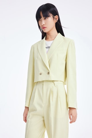 Veste et pantalon - Jaune pâle