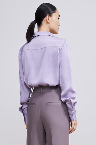 Chemisier slim - Violet
