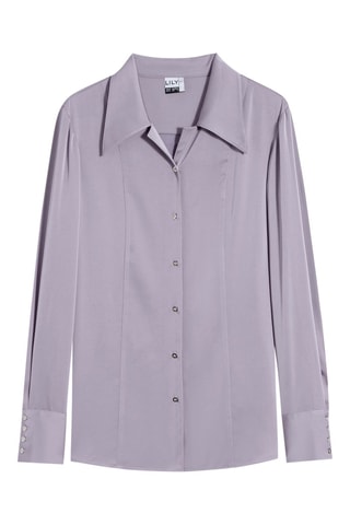 Chemisier slim - Violet