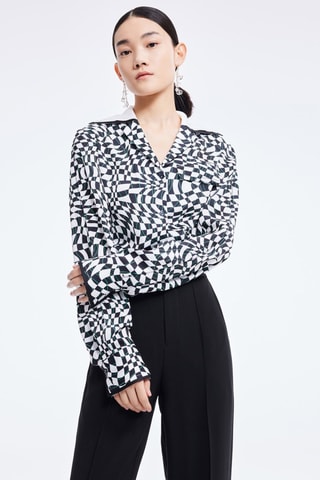 Blouse - Zwart en Wit