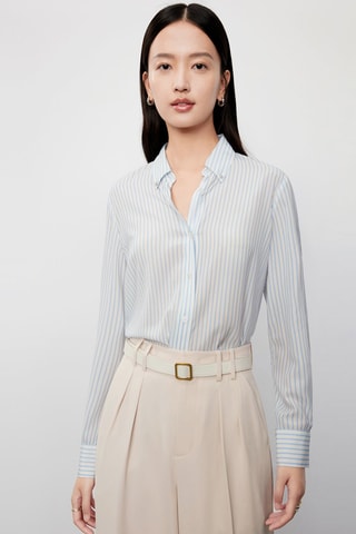 Chemise en soie de mûrier Ciel