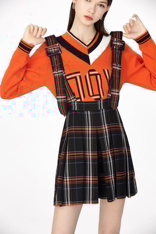 Salopette Orange et noir