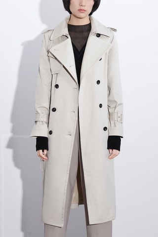 Trench Gris perle