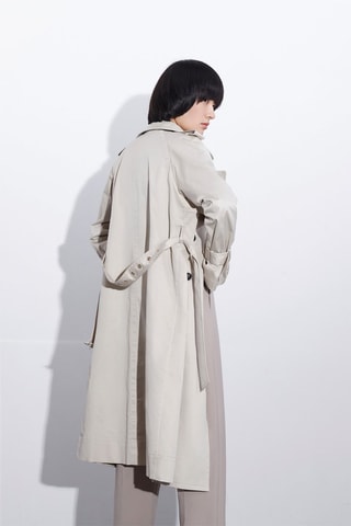 Trench Gris perle