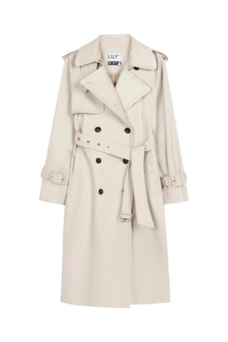 Trench Gris perle