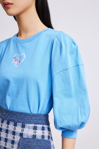 T-shirt - Lichtblauw