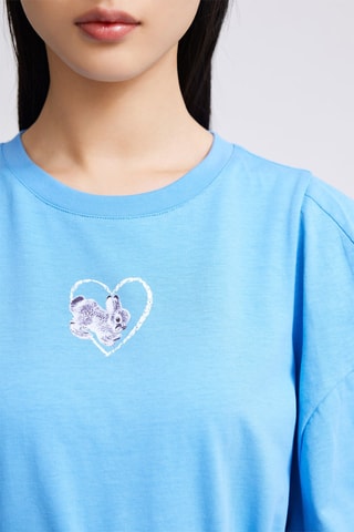 T-shirt - Lichtblauw