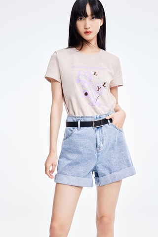 T-shirt - Beige
