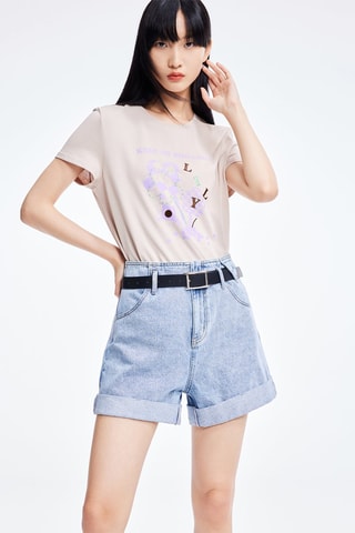 T-shirt - Beige