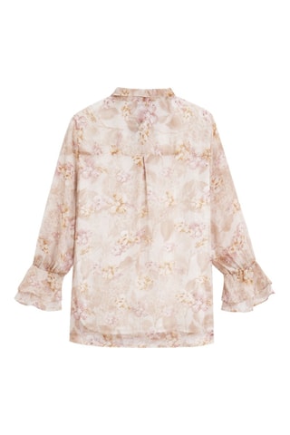 Blouse - Beige et rose