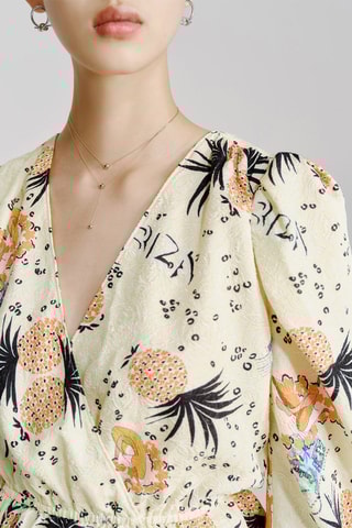 Blouse asymétrique Crème