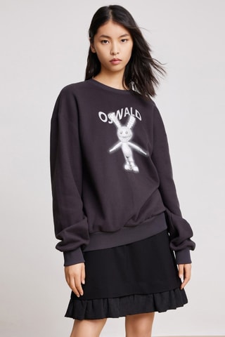 Sweat Oswald Disney - Anthracite