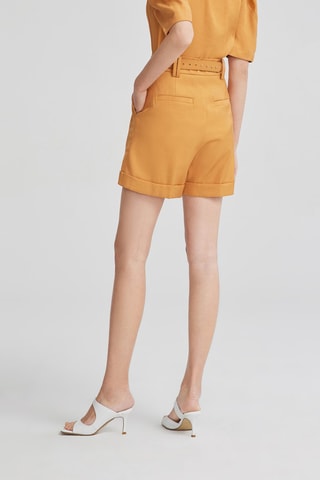 Short taille haute - Moutarde