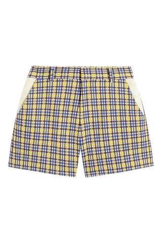 Short - Ecru et moutarde