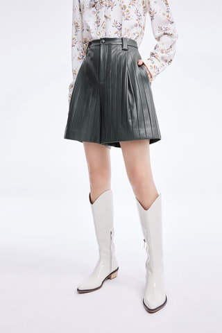 Short skinny - Gris et kaki