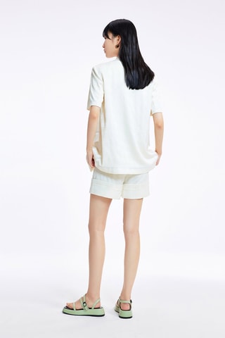Short taille haute - Ecru