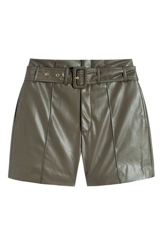Short taille haute Vert