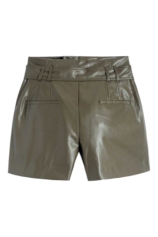 Short taille haute Vert