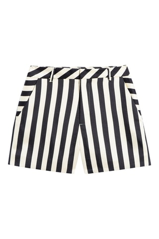Short en soie - Noir