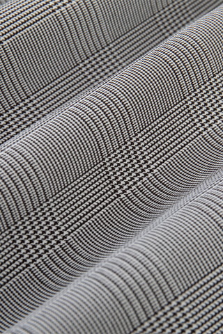 Jupe trapèze taille haute - Gris et noir