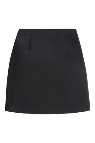 Jupe effet portefeuille - Noir