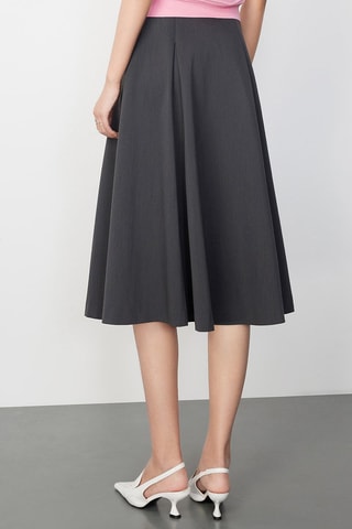 Jupe patineuse Gris foncé