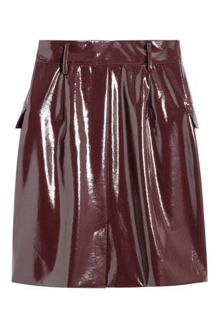 Jupe droite Bordeaux