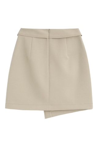 Jupe asymétrique - Beige
