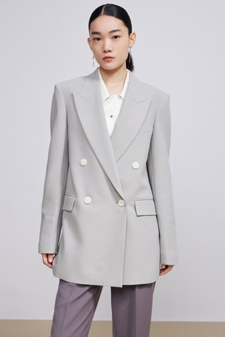 Blazer - Gris clair