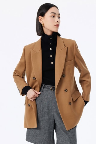 Blazer en laine - Marron