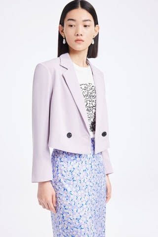 Korte Blazer - Paars 