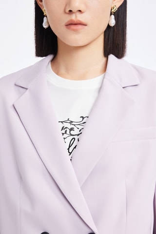 Korte Blazer - Paars 