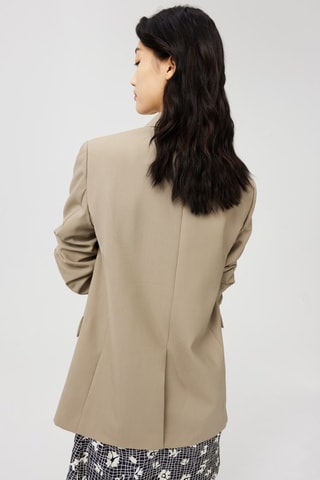 Blazer en laine - Taupe