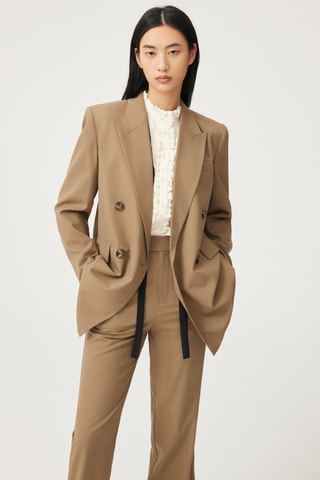 Blazer en laine - Marron