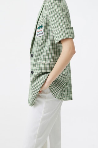 Blazer - Groen en wit