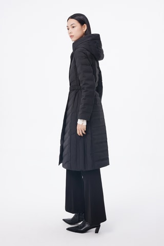 Manteau à capuche - Noir