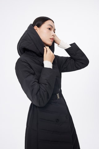 Manteau à capuche - Noir
