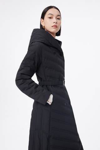 Manteau à capuche - Noir