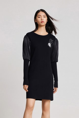 Vestido direito - Preto