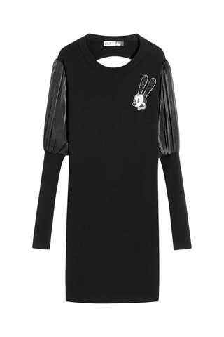Vestido direito - Preto