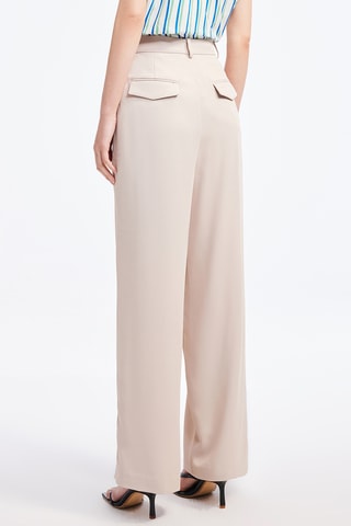 Pantalon wide legs - Beige